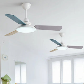 Modern Simple 3 Wood Blades Standard Ceiling Fan Light Zawala Image - 15