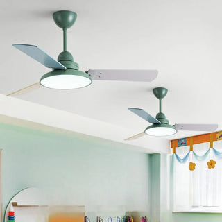 Modern Simple 3 Wood Blades Standard Ceiling Fan Light Zawala Image - 4