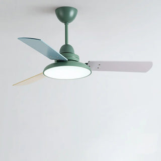 Modern Simple 3 Wood Blades Standard Ceiling Fan Light Zawala Image - 8