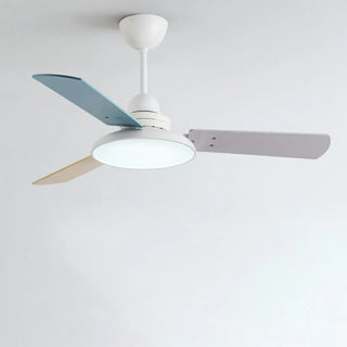 Modern Simple 3 Wood Blades Standard Ceiling Fan Light Zawala Image - 9