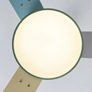 Modern Multi Color 3 Blade LED Ceiling Fan with Light Zawala Image - 12
