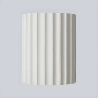 Modern Ribbed Half Cylinder Up Down Wall Light Sconce Zawala Image - 4