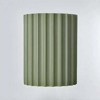 Modern Ribbed Half Cylinder Up Down Wall Light Sconce Zawala Image - 5