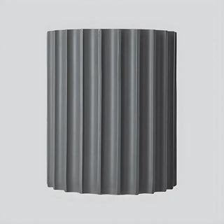 Modern Ribbed Half Cylinder Up Down Wall Light Sconce Zawala Image - 9
