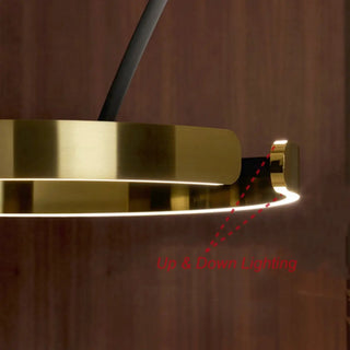 Elegant Circular LED Ring and Arched Floor Lamp Zawala Image - 4