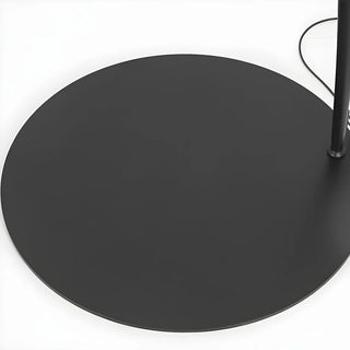 Elegant Circular LED Ring and Arched Floor Lamp Zawala Image - 7