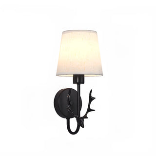 Minimalist Antler Design Cylinder Bedside Wall Sconce Zawala Image - 13