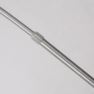 Adjustable Height Sliver Modern Arched Floor Lamp Zawala Image - 7