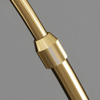 Adjustable Height Chrome Dome and Arc Floor Lamp Zawala Image - 8
