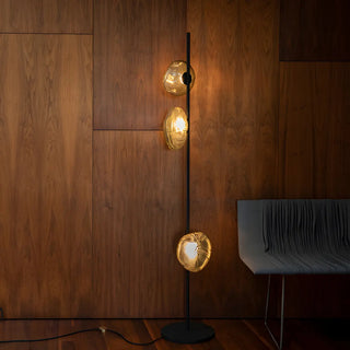 ZOWALA - Modern Smoke Grey Metal Floor Lamp Image - 1