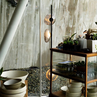 ZOWALA - Modern Smoke Grey Metal Floor Lamp Image - 2