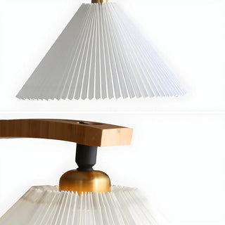 ZOWALA - Modern Solid Wood Red Floor Lamp Image - 11