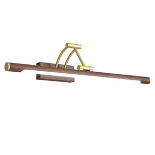Adjustable Brown Linear Modern LED Metal Vanity Light Zowala Image - 10