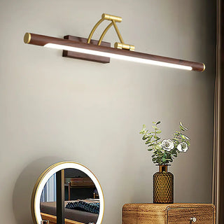 Adjustable Brown Linear Modern LED Metal Vanity Light Zowala Image - 4