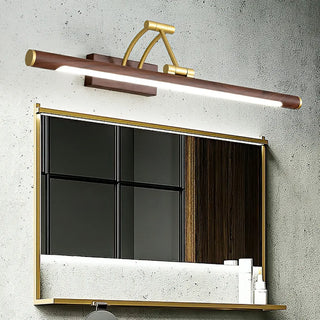 Adjustable Brown Linear Modern LED Metal Vanity Light Zowala Image - 5