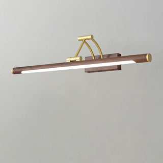 Adjustable Brown Linear Modern LED Metal Vanity Light Zowala Image - 6