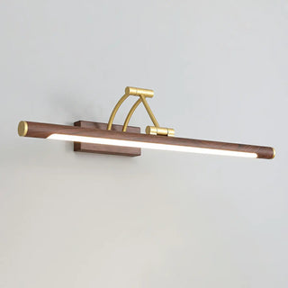 Adjustable Brown Linear Modern LED Metal Vanity Light Zowala Image - 9