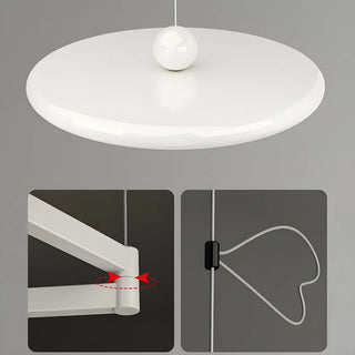 Modern Geometric Remote Control Pendant Fan with Light Zawala Image - 13