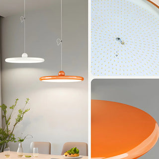 Modern Geometric Remote Control Pendant Fan with Light Zawala Image - 3