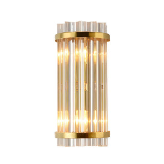 Modern Gold Tiered Crystal Bedside LED Wall Sconce Zawala Image - 10
