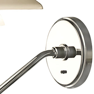 White Glass Tiered Modern LED Wall Light Fixture Zawala Image - 8