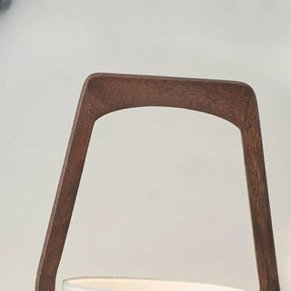 Modern Bedside Barrel Wooden Frame Floor Lamp Zawala Image - 8
