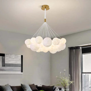 ZOWALA - Planet Living Room Adjustable Height Bubble Chandelier Image - 2