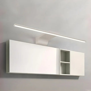 Linear White Modern LED Wall Mounted Vanity Light Zawala Image - 4