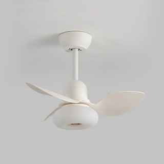 Modern Simple 3 Blade White LED Ceiling Fan with Light Zawala Image - 10