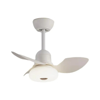 Modern Simple 3 Blade White LED Ceiling Fan with Light Zawala Image - 6
