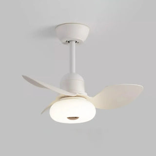 Modern Simple 3 Blade White LED Ceiling Fan with Light Zawala Image - 8