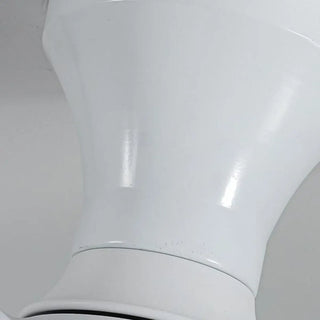 Semi-Flush Elegant Minimalist 3-Blade Ceiling Fan Light Zawala Image - 11