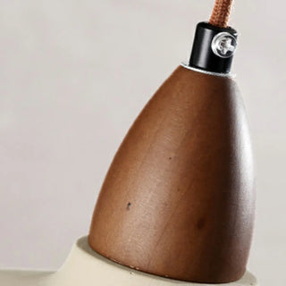Modern Wave Concrete Grey Bedroom Pendant Lamp Light Zawala Image - 17
