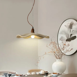 Modern Wave Concrete Grey Bedroom Pendant Lamp Light Zawala Image - 19