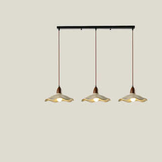 Modern Wave Concrete Grey Bedroom Pendant Lamp Light Zawala Image - 7