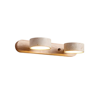 Modern Stone Circular Multi-Light LED Vanity Light Zawala Image - 15