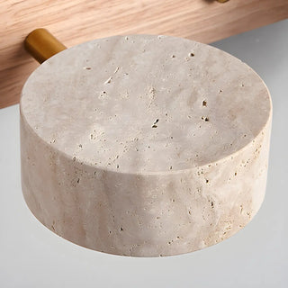 Modern Stone Circular Multi-Light LED Vanity Light Zawala Image - 17