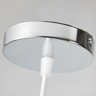 ZOWALA - Nordic Globe Adjustable Height Island White Pendant Light Image - 9