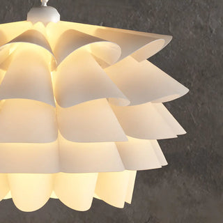 ZOWALA - Nordic Iron White Adjustable Arc Floor Lamp Image - 6
