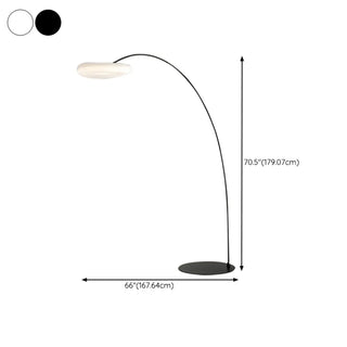 ZOWALA - Novelty Modern White Metal Mr Magoo Floor Lamps #size