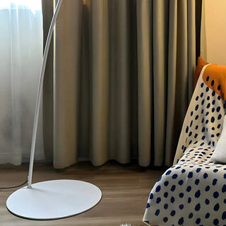 Adjustable Novelty Ring Black Arched Floor Lamp Zawala Image - 10