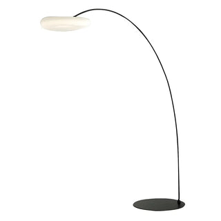 Adjustable Novelty Ring Black Arched Floor Lamp Zawala Image - 16
