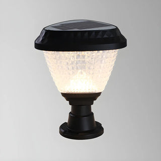Stylish Solar Pyramid Waterproof Outdoor LED Post Light Zawala Image - 6