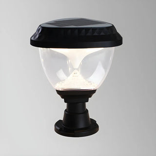 Stylish Solar Pyramid Waterproof Outdoor LED Post Light Zawala Image - 7