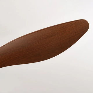 Simple Bedroom 3 Blade Wood Ceiling Fan with Light Zawala Image - 12