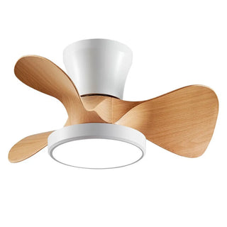 Simple Bedroom 3 Blades Modern LED Ceiling Fan Light Zawala Image - 10