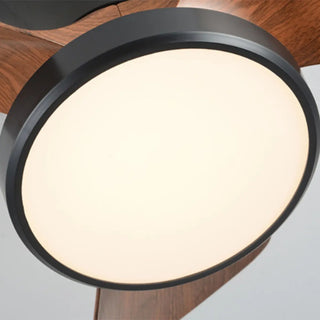 Simple Bedroom 3 Blades Modern LED Ceiling Fan Light Zawala Image - 12