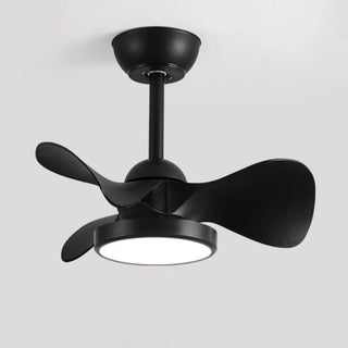 Simple Bedroom 3 Blades Modern LED Ceiling Fan Light Zawala Image - 5