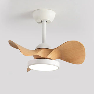 Simple Bedroom 3 Blades Modern LED Ceiling Fan Light Zawala Image - 7