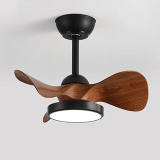 Simple Bedroom 3 Blades Modern LED Ceiling Fan Light Zawala Image - 8
